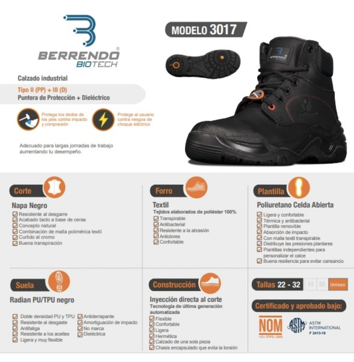 Bota Berrendo Mod 3017