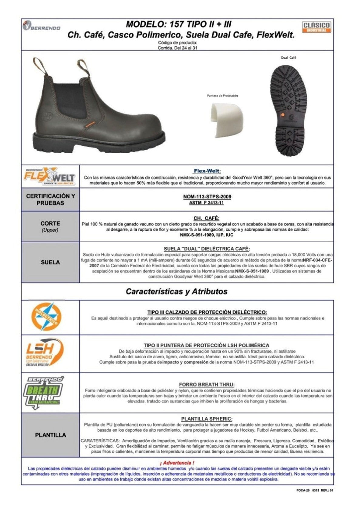 Bota Berrendo Mod 157